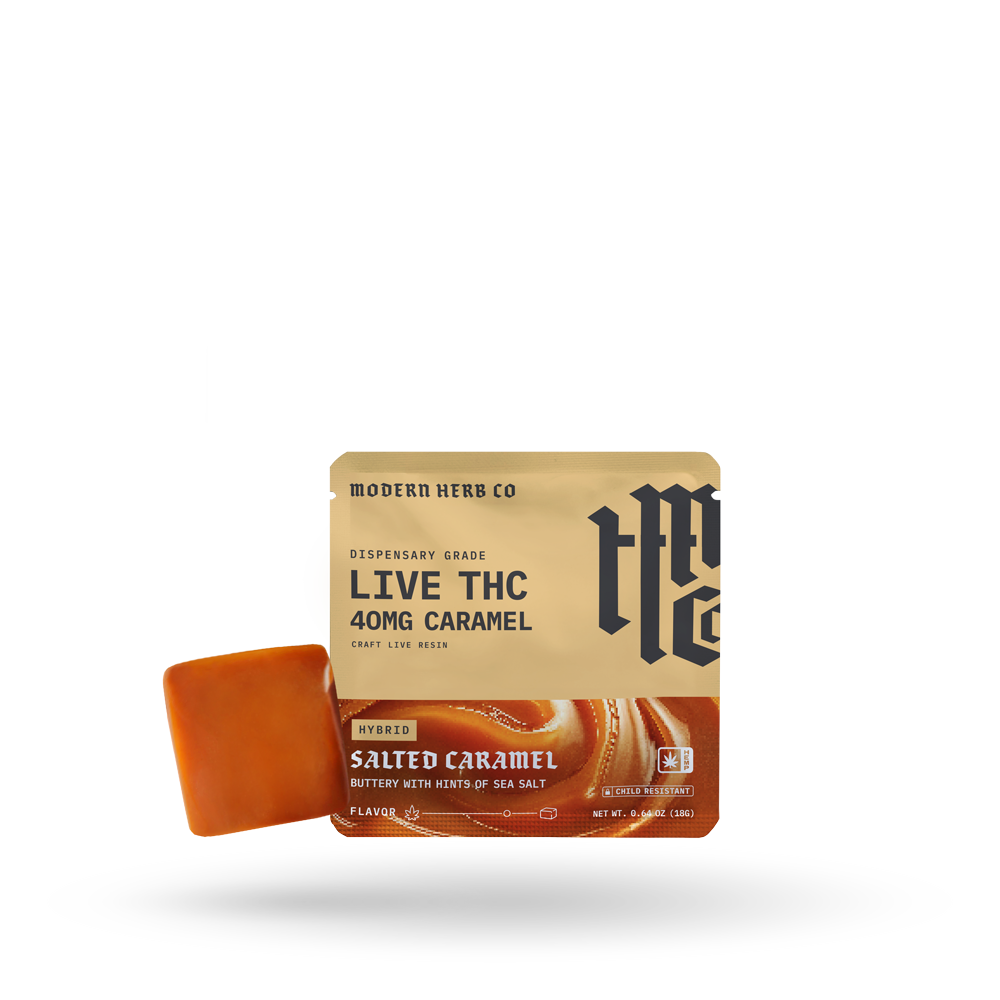 Live Resin Delta 9 Caramels Hybrid (Organic) 1ct