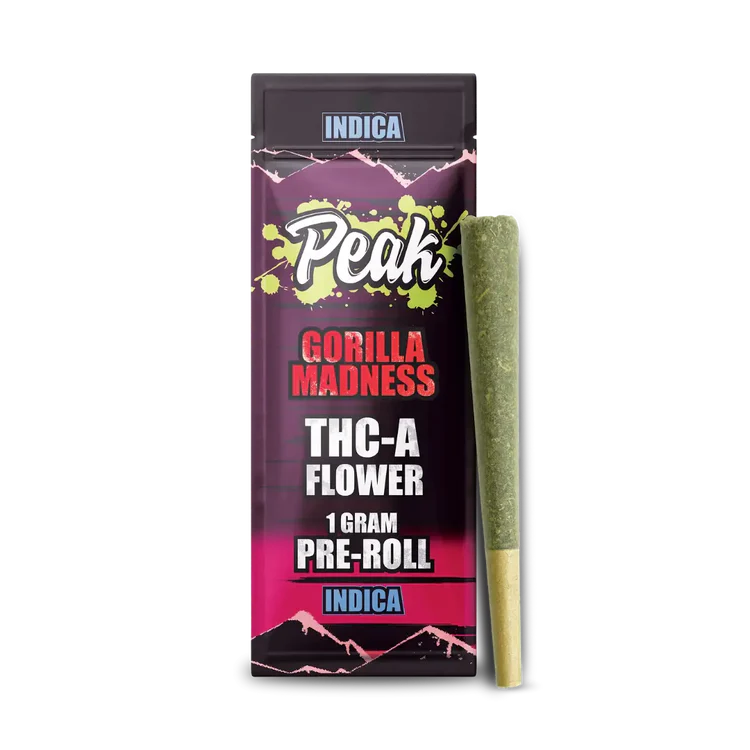 1Gram Pre Roll-Gorilla Madness-Indica