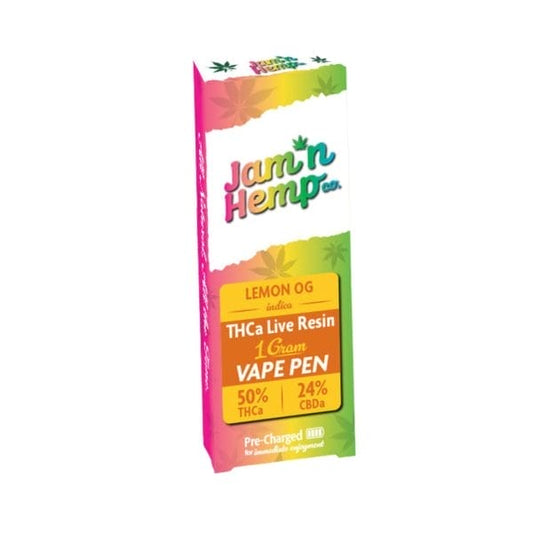 Jamn'Hemp Lemon OG Disposable Vape