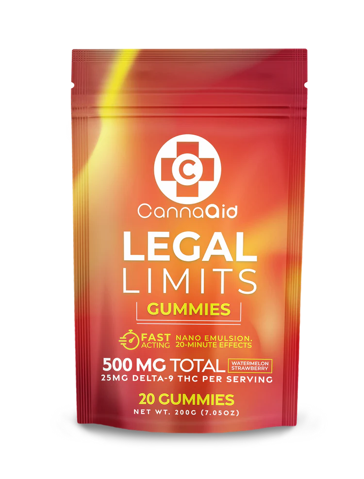 Cannaaid Legal Limits Gummies 25mg 20ct
