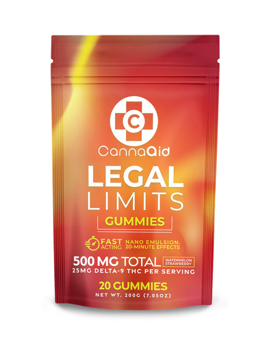Cannaaid Legal Limits Gummies 25mg 20ct