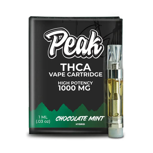 Peak THCA Vape Cart Chocolate Mint