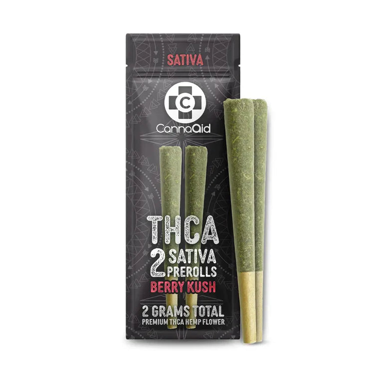 2pk pre rolls 2grams Berry Kush-Sativa
