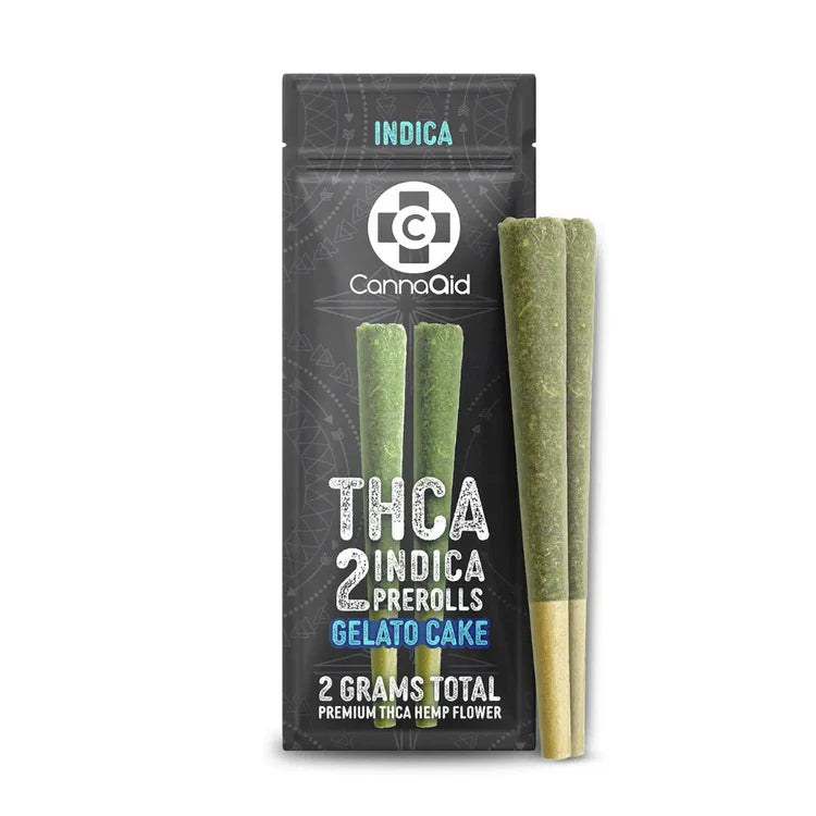 2pk Pre rolls 2grams-Gelato Cake-Indica