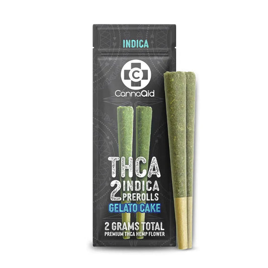 2pk Pre rolls 2grams-Gelato Cake-Indica