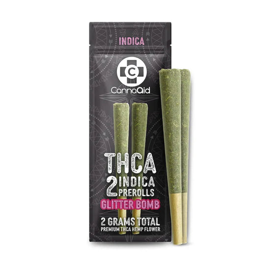 2pk Pre Rolls 2grams-Glitter Bomb-Indica