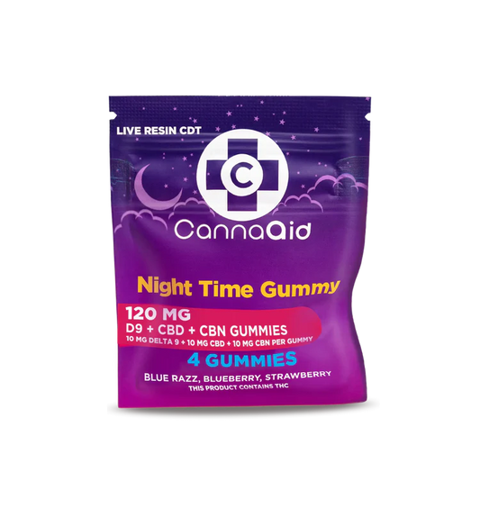 Cannaaid Night Cap Gummies 4ct
